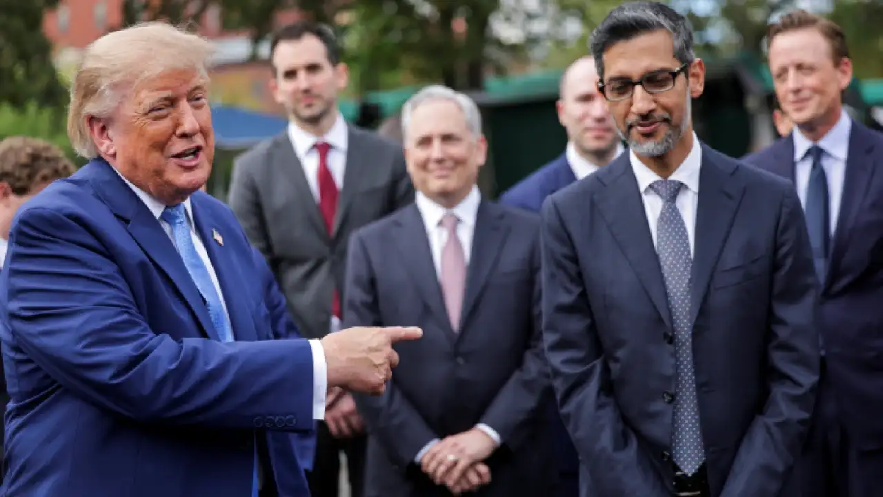 Donald Trump-Sundar Pichai Meeting